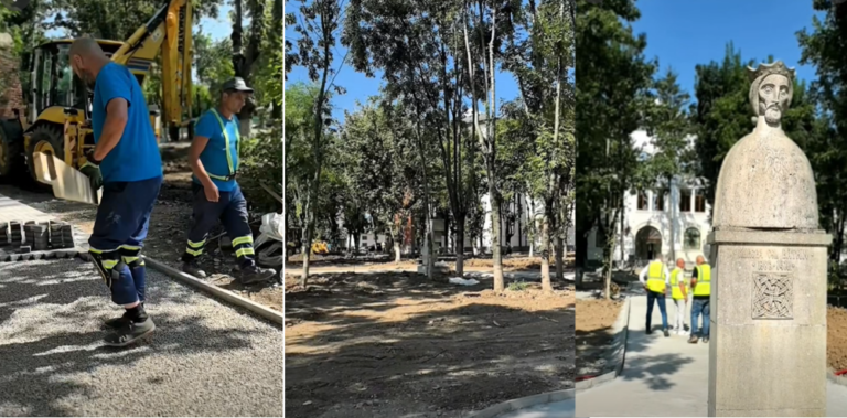 Parcul de lângă Gara Târgoviște se transformă spectaculos! Va deveni un punct de atracție al municipiului