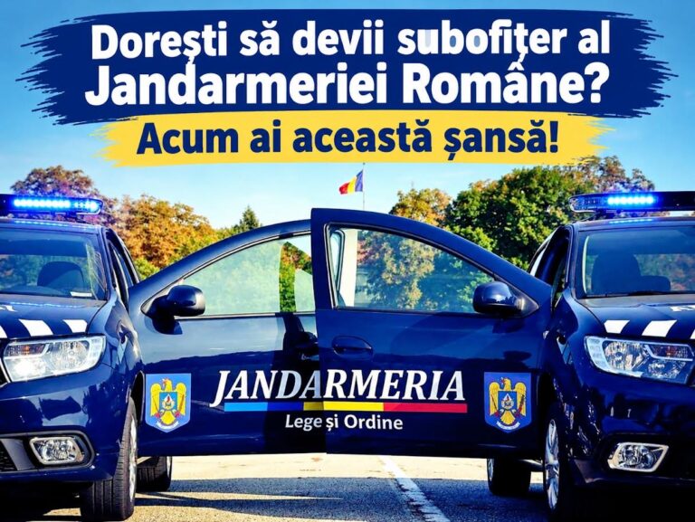 Vrei să devii jandarm! 850 de locuri disponibile la școlile militare. Până când te poți înscrie