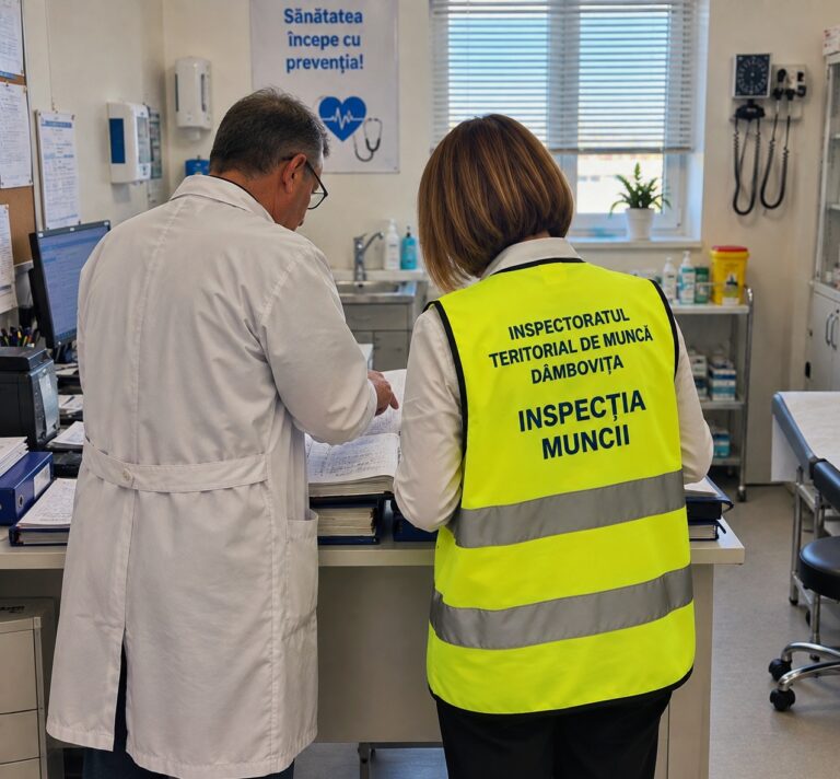 Controale la sânge în unitățile medicale private din Dâmbovița! Mai multe nereguli grave descoperite de inspectorii ITM