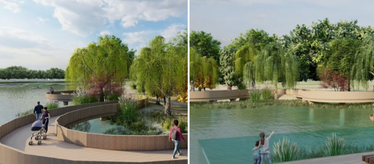 O nouă investiție spectaculoasă de regenerare urbană la Târgoviște! Peste 6 hectare din zona Lacului Priseaca se vor transforma într-o grădină publică modernă