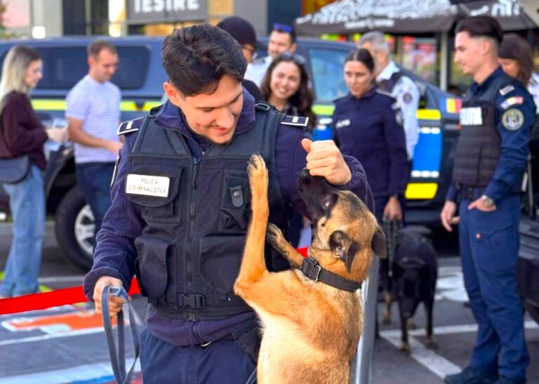 De la lecția despre animale la lecția despre responsabilitate! Polițiștii dâmbovițeni, alături de copii de Ziua Mondială a Animalelor