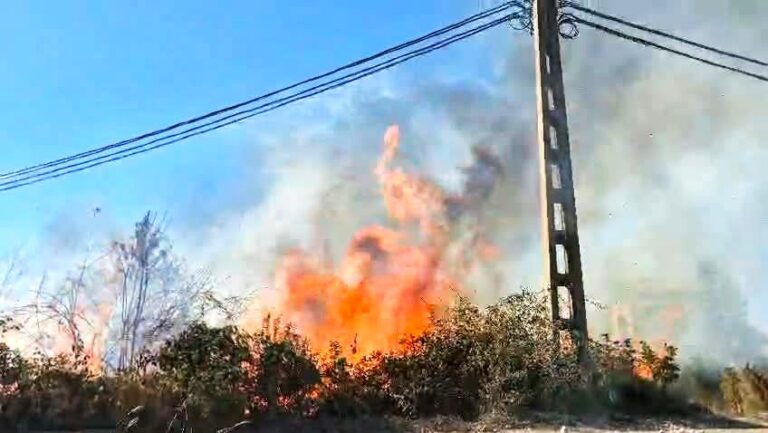 Flăcările au pus pe jar pompierii dâmbovițeni la început de săptămână! Patru incendii de vegetație izbucnite în doar câteva ore